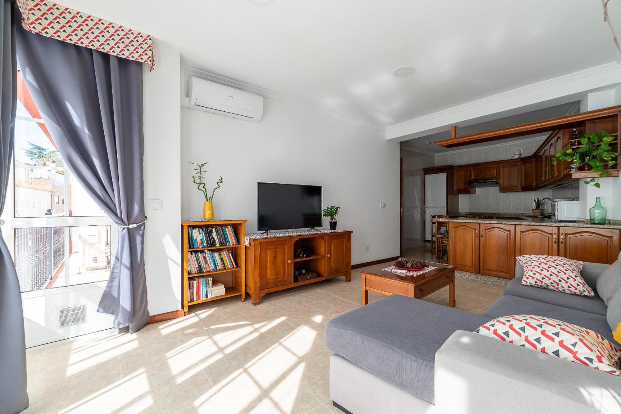 Apartamento Espacioso Cerca De La Playa Con Aire Acondicionado Apartment Moaña Exterior foto