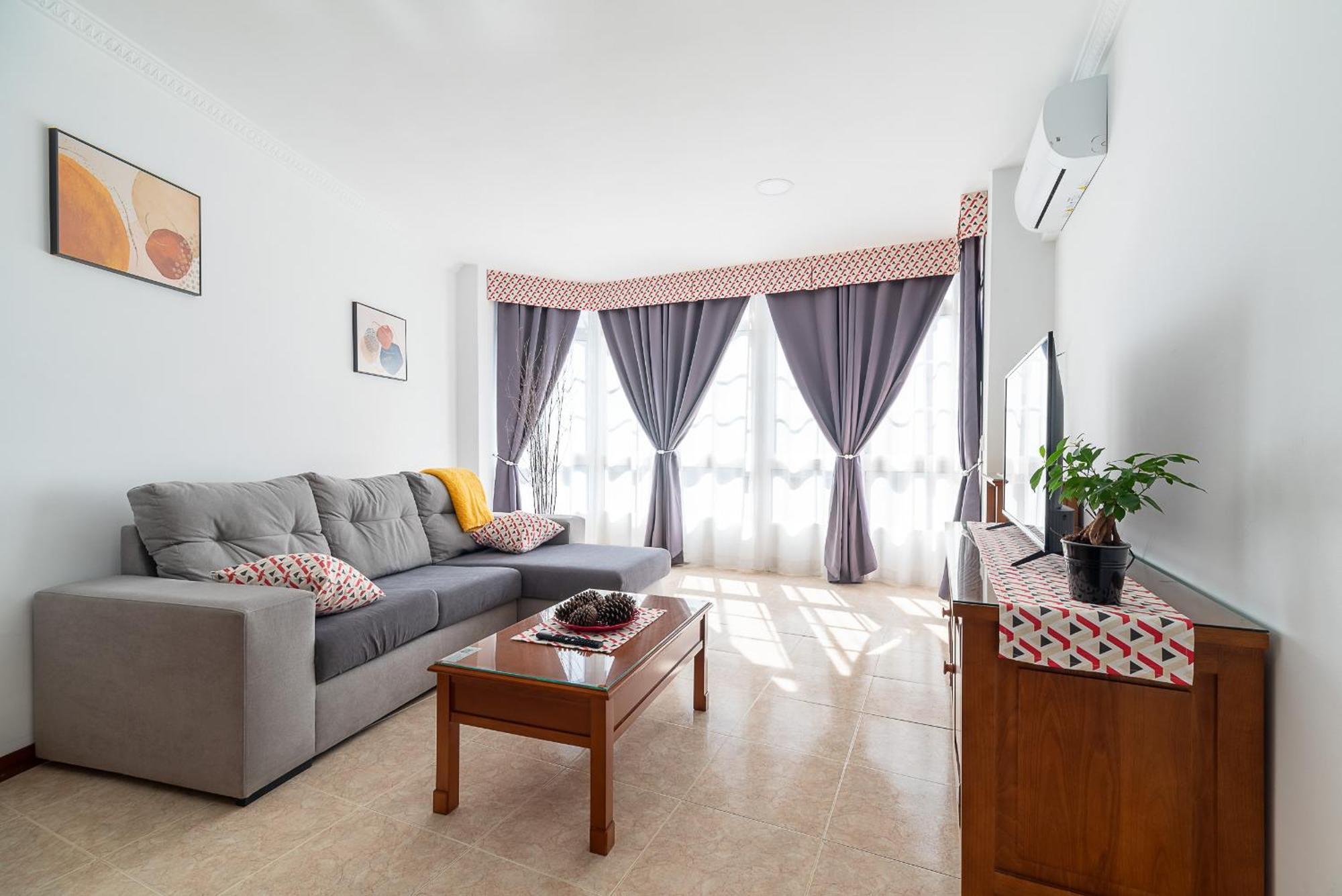 Apartamento Espacioso Cerca De La Playa Con Aire Acondicionado Apartment Moaña Exterior foto
